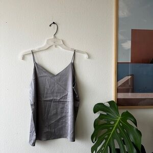 Lavender Washable mulberry silk blouse